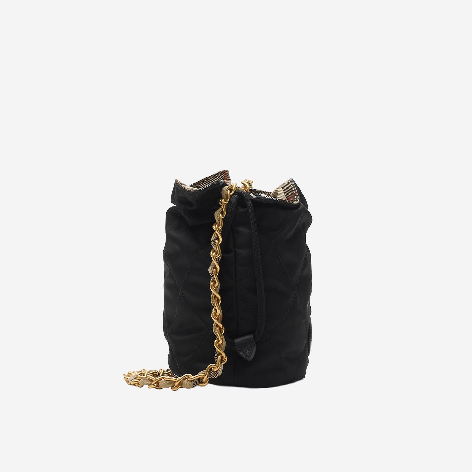 POCHETTE CON CATENA HORSESHOE 8121345 BLACK BURBERRY 