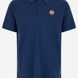 Polo in cotone con logo 1600M 9841 CANADA GOOSE 