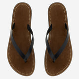SANDALI INFRADITO IN PELLE F1874L838 BLK THE ROW 