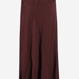 GONNA LUNGA IN RAYON CON COULISSE AW25B2526W170 MERLOT* LAUREN MANOOGIAN 