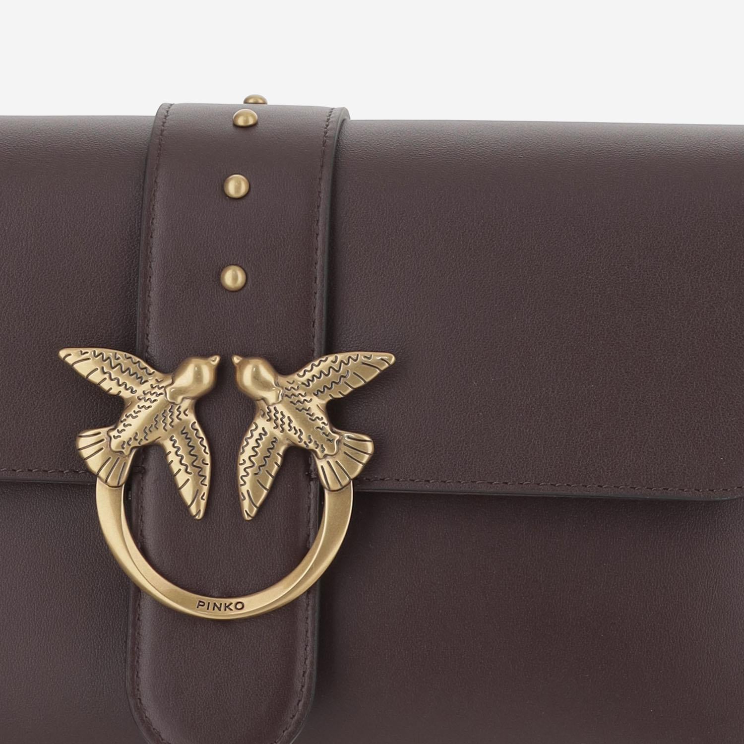 Borsa a spalla Classic Love Bag Slouchy 105823 A0QOLA7Q PINKO 