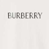 T-SHIRT IN COTONE CON LOGO 8122389 CHALK BURBERRY 