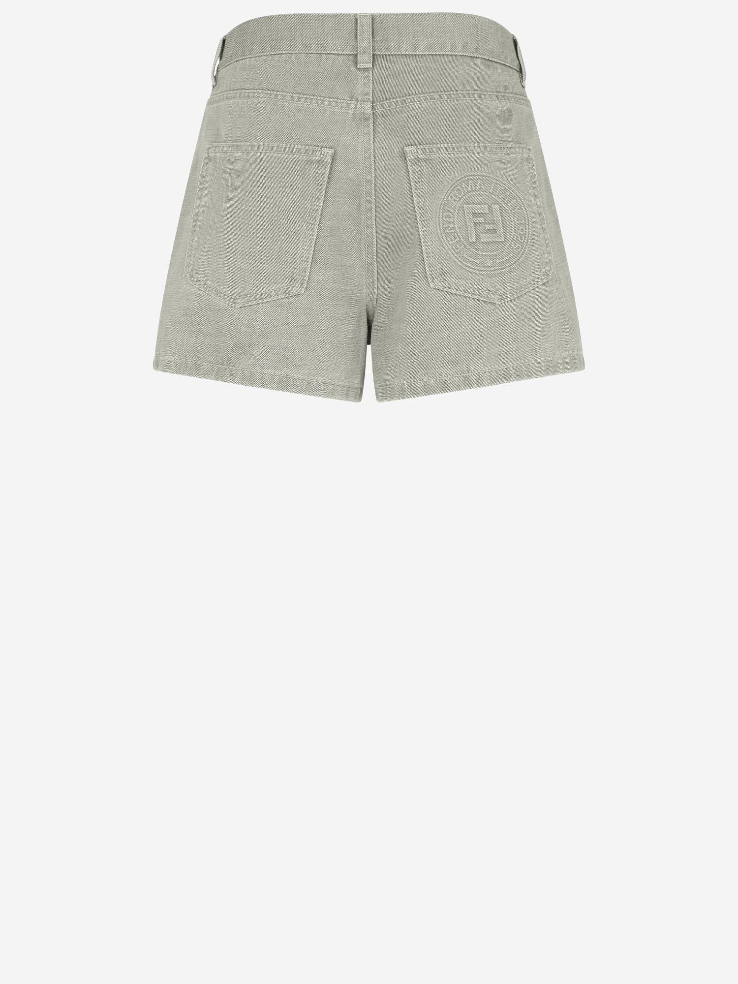 SHORTS IN COTONE CON LOGO FLP861 ASMBF1RX9 FENDI 