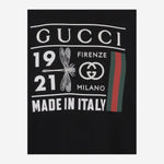 T-SHIRT IN COTONE CON STAMPA 798115 XJHSF1043 GUCCI 