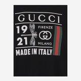 T-SHIRT IN COTONE CON STAMPA 798115 XJHSF1043 GUCCI 