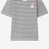 T-shirt Lilas con motivo a righe S06GTSK00005 274 BONPOINT KIDS 