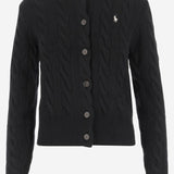 CARDIGAN IN LANA E CASHMERE CON LOGO 211972104 005 POLO RALPH LAUREN 