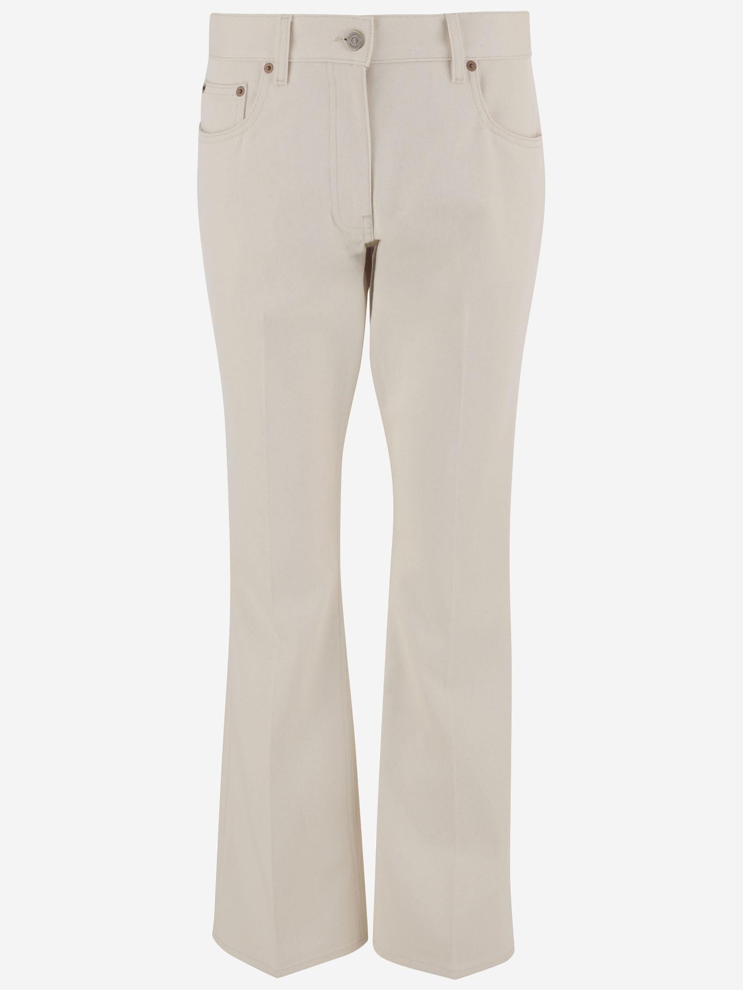 PANTALONI IN  COTONE CON LOGO 8B3DD21V 9Y5A03 VALENTINO 