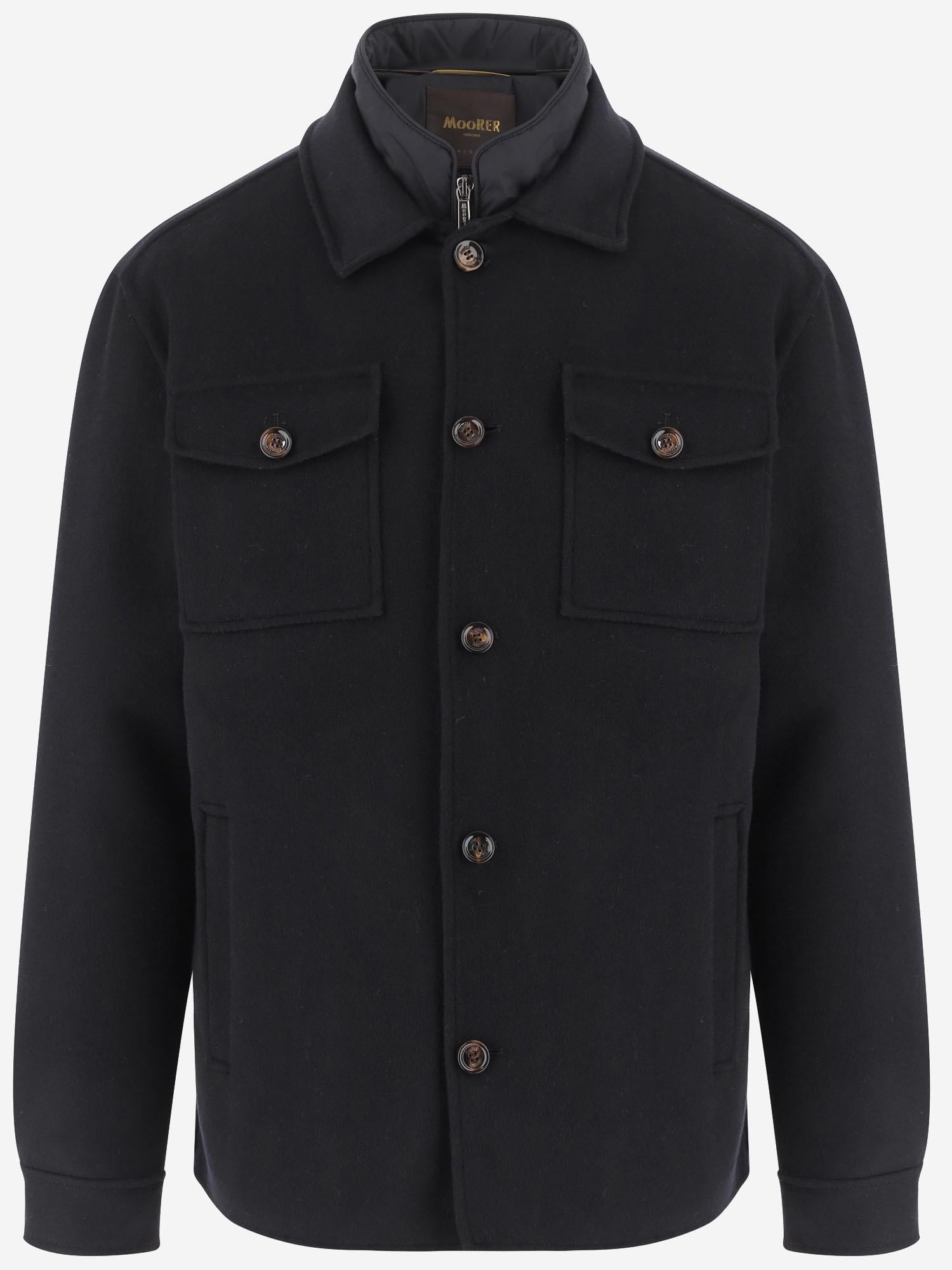 GIACCA IN LANA E CASHMERE MOUGI200328 U0152 MOORER 