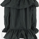 TOP IN SETA CON SCOLLO A BALZE 871287 Y1I023004 SAINT LAURENT 