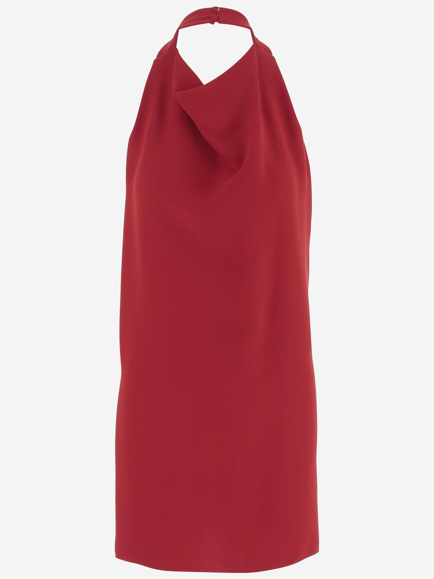 ABITO IN SETA CON SCOLLO ALLAMERICANA 8B0VAJX4 1MMR9M VALENTINO 