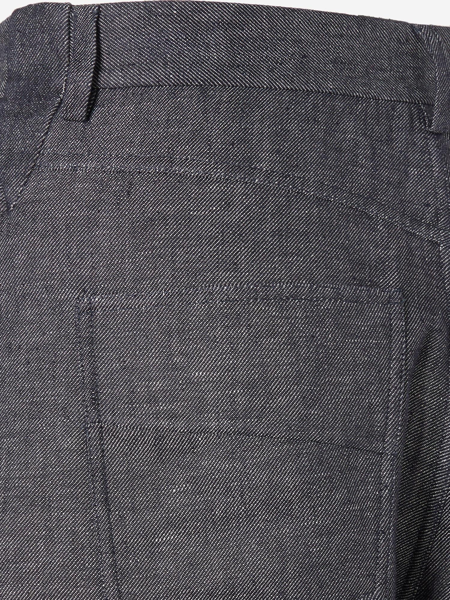JEANS IN MISTO COTONE E LINO FLP345 AYUCF0QG0 FENDI 