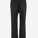 JEANS CARLYL IN DENIM DI COTONE 6516W4136 BLK THE ROW 