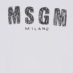 T-SHIRT IN COTONE CON LOGO S6MSJUTH004 001 MSGM KIDS 