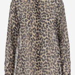 CAMICIA IN SETA CON MOTIVO LEOPADRATA 54406892 12111 ASPESI 