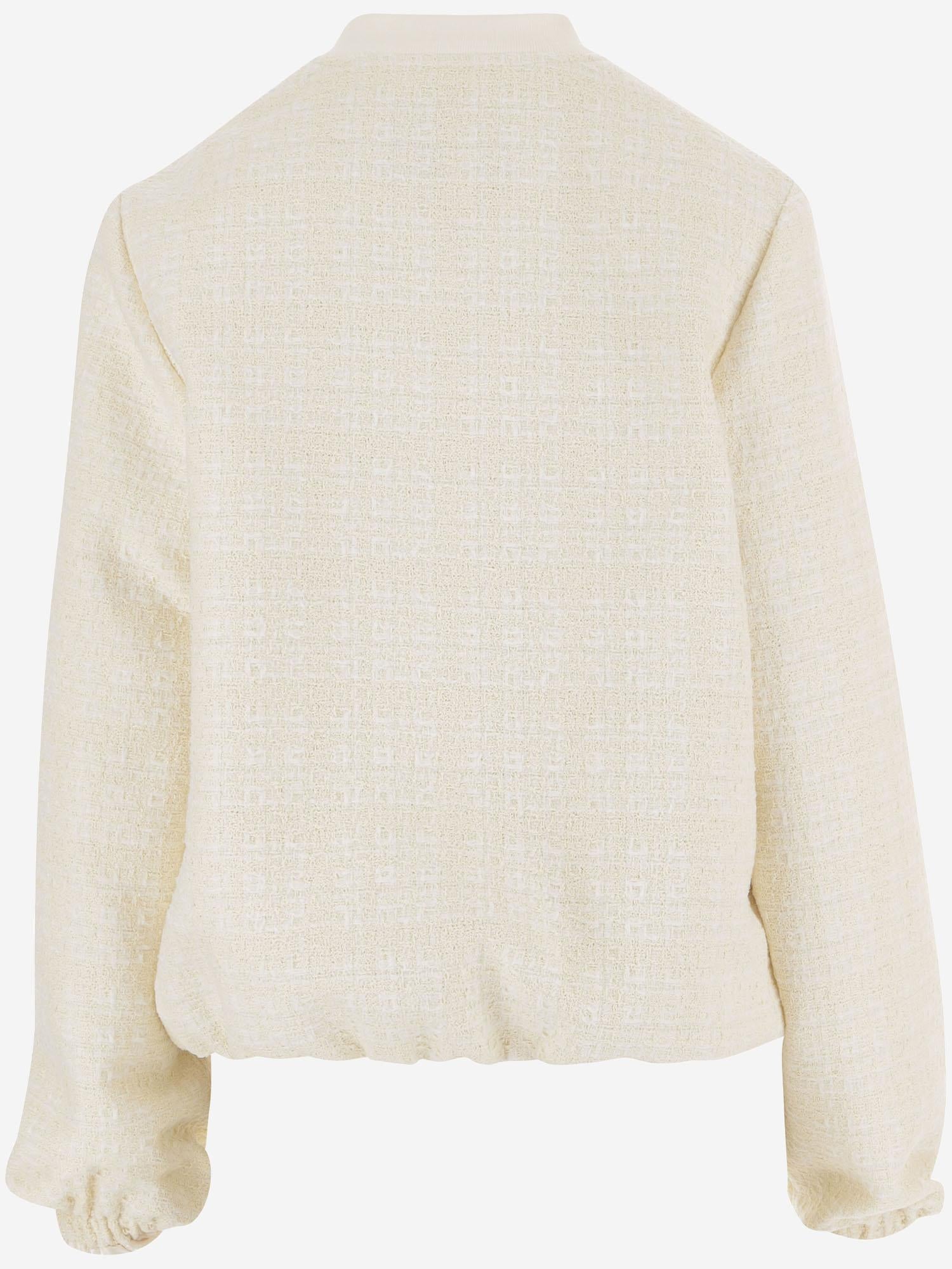 GIACCA IN TWEED DI COTONE A QUADRI 851888 ZAUB69777 GUCCI 