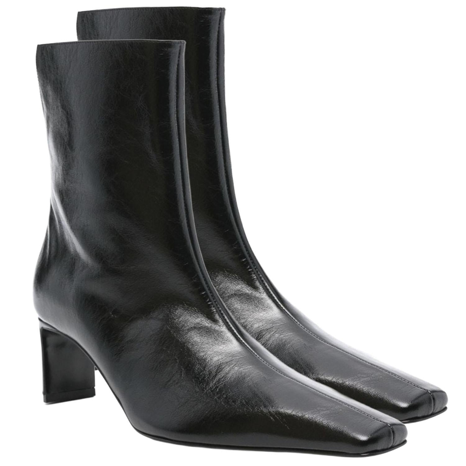 STIVALETTI ONA IN PELLE LUCIDA F1100907 200 KHAITE 