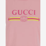 T-SHIRT IN COTONE CON STAMPA LOGO 838011 XJHG55033 GUCCI 