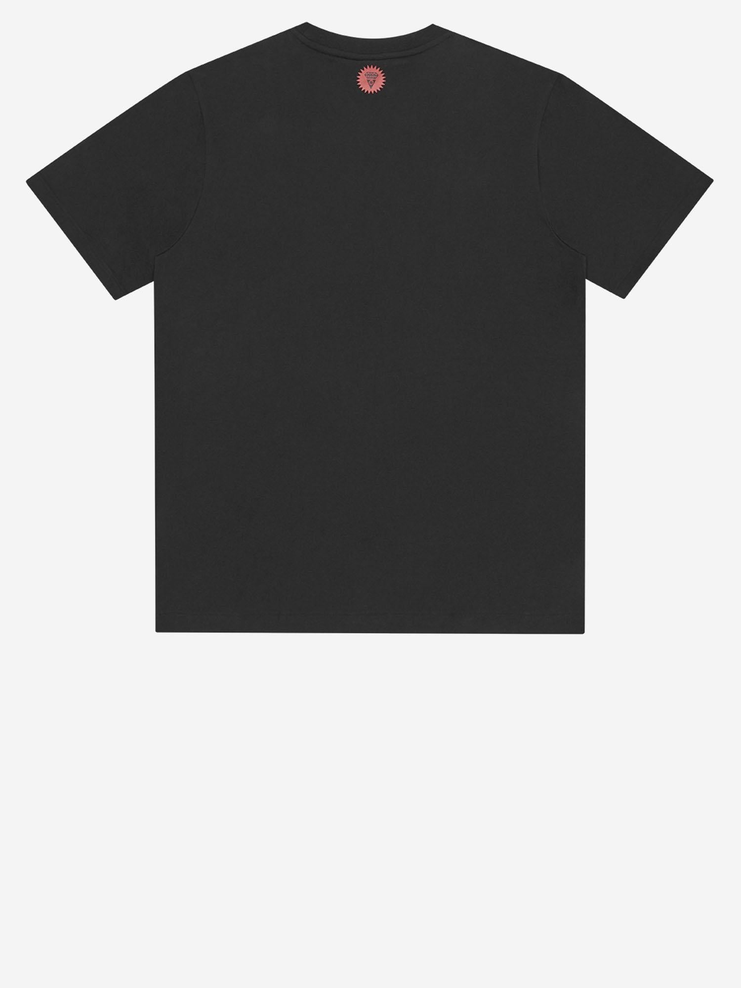 T-SHIRT IN COTONE CON LOGO IC25380 BLACK ICECREAM 