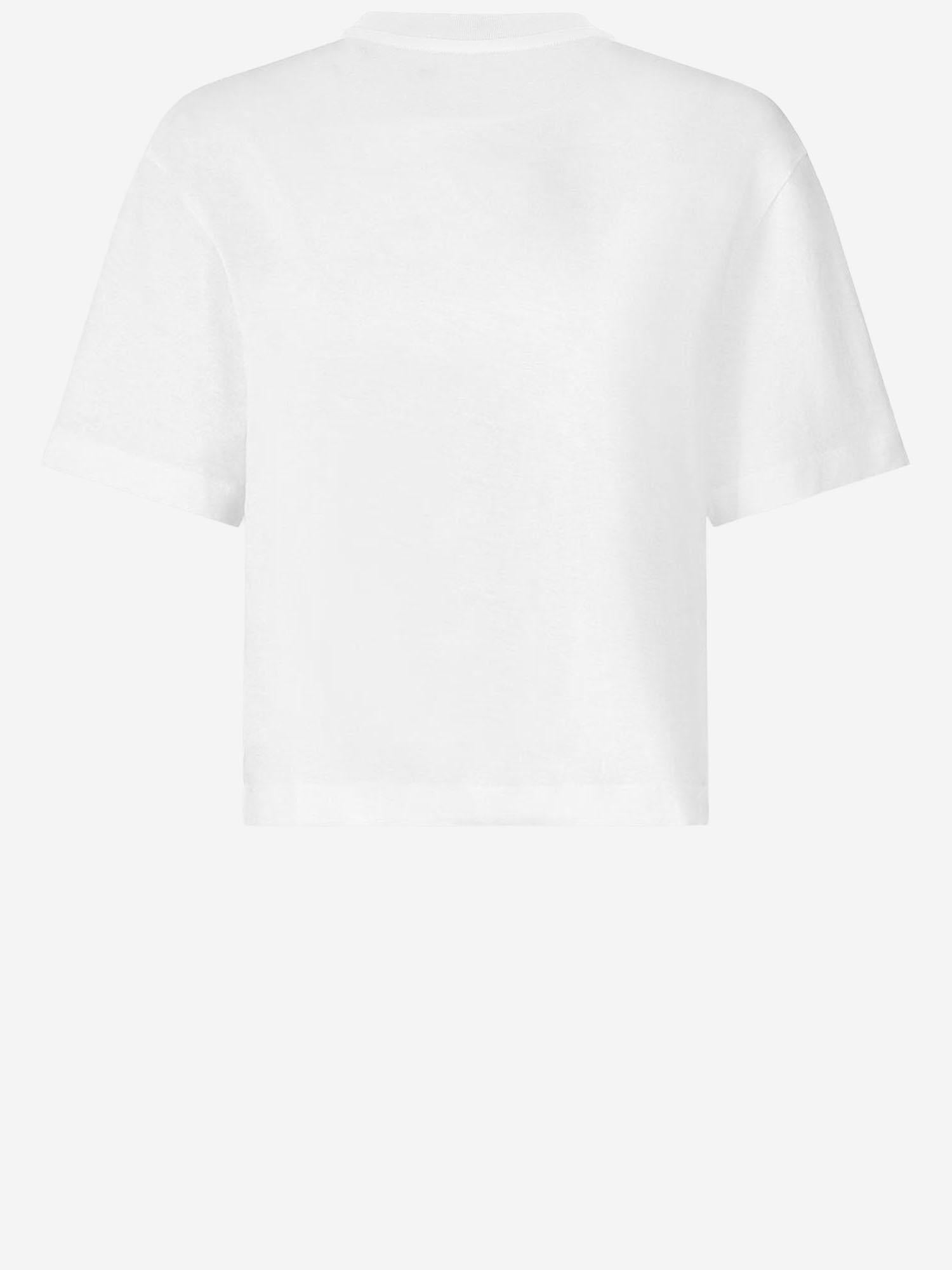 T-SHIRT IN COTONE BIOLOGICO CON LOGO JE2149999 001W PATOU 