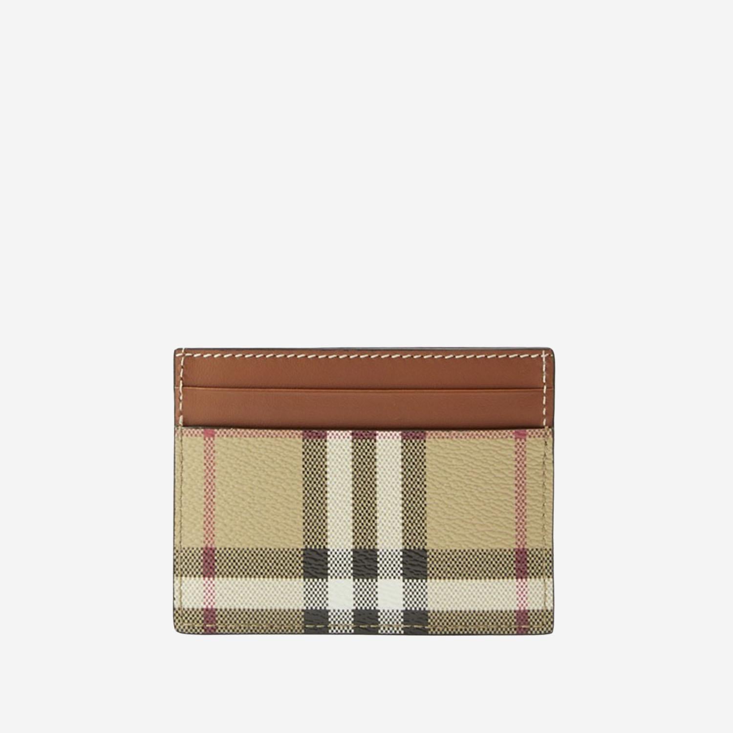 PORTA CARTE CHECK 8109801 VNTGCHK/BRIARBROWN BURBERRY 