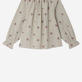 CAMICETTA JORDANA CON VOLANT IN COTONE W05GBLW00016 310A BONPOINT KIDS 