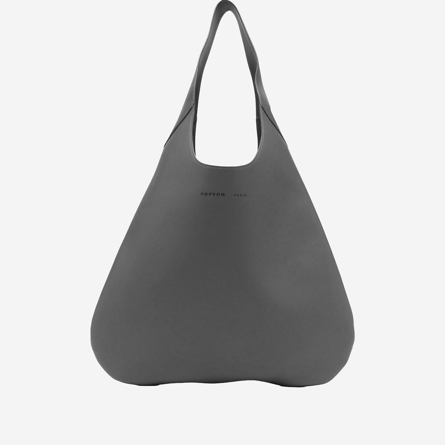 BORSA TOMMASO IN PELLE 6252161203 SMOKE CARVEN 