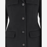 CAPPOTTO MONOPETTO SAGOMATO IN LANA E CASHMERE 13H452 003NERONERO SALVATORE FERRAGAMO 