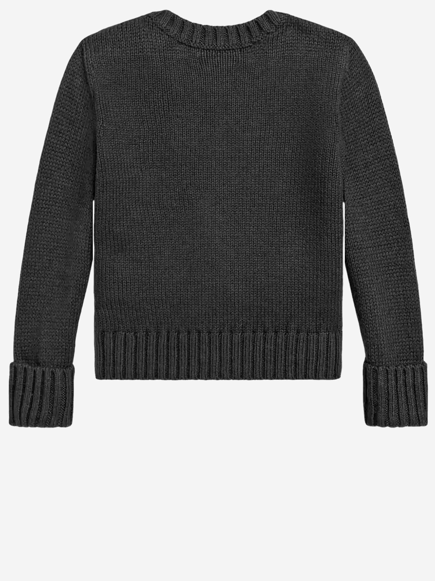 MAGLIA IN COTONE CON LOGO 313978878 001 POLO RALPH LAUREN KIDS 