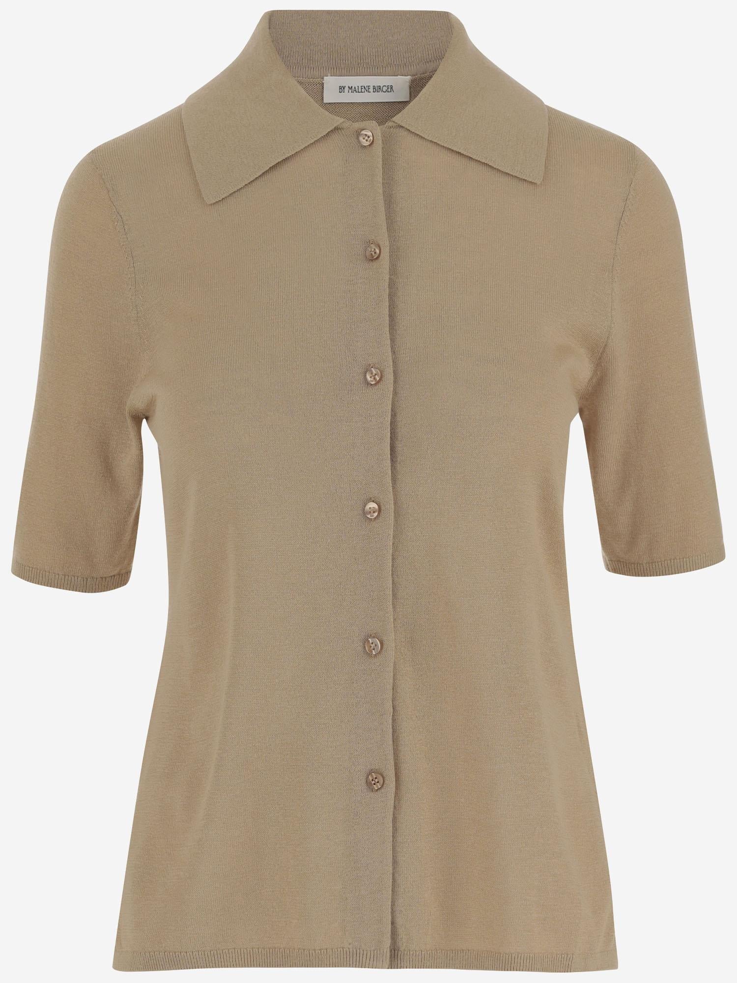 CAMICIA DOTTA IN MISTO LANA 103293 144 BY MALENE BIRGER 