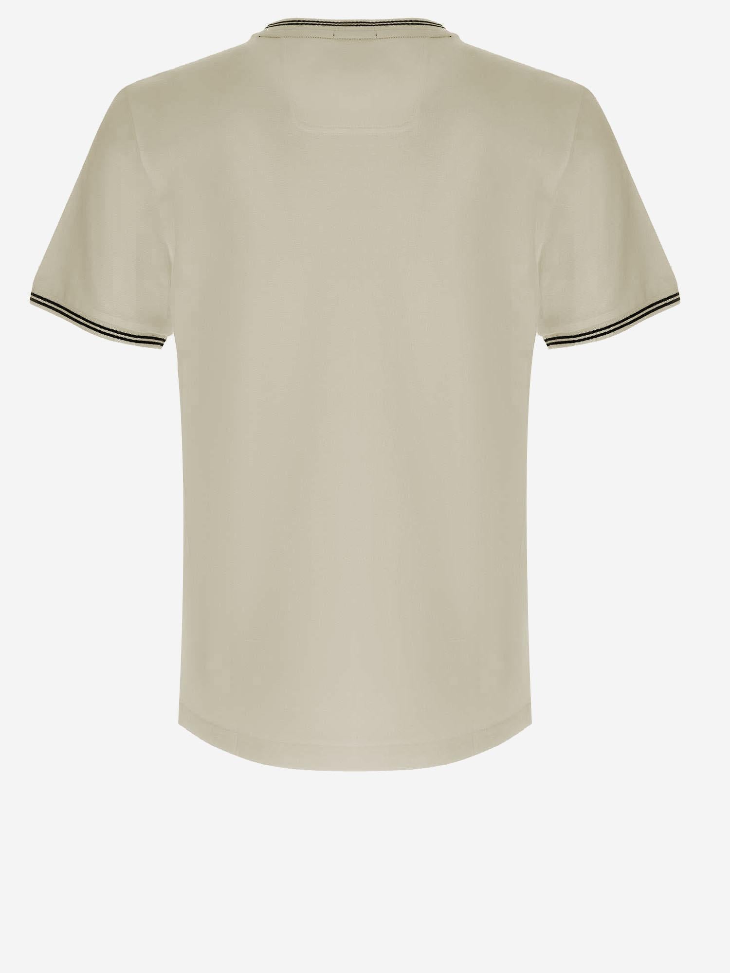 T-SHIRT IN COTONE STRETCH CON LOGO 50521245 275 HUGO BOSS 