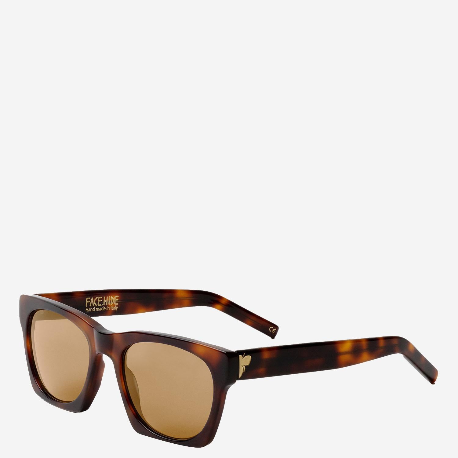 OCCHIALI DA SOLE CON LOGO NUMERO0 INCENSO FACE HIDE 