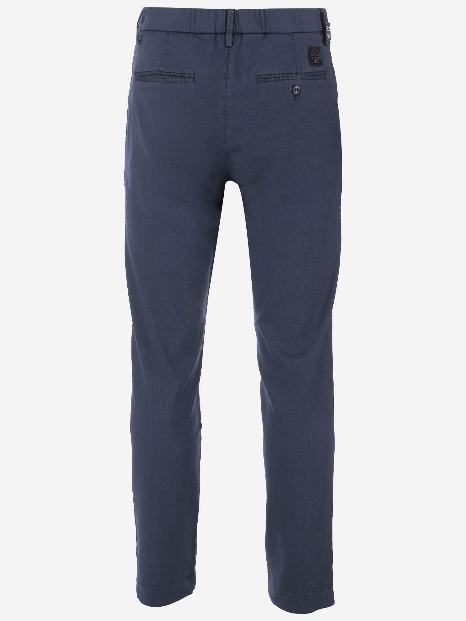 PANTALONI IN COTONE E LINO STRETCH JUMP0026 001Y73 JACOB COHEN 