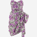 ABITO MIDI IN POPELINE DI COTONE CON MOTIVO A FIORI CH26UR125316 91O CHLOE 