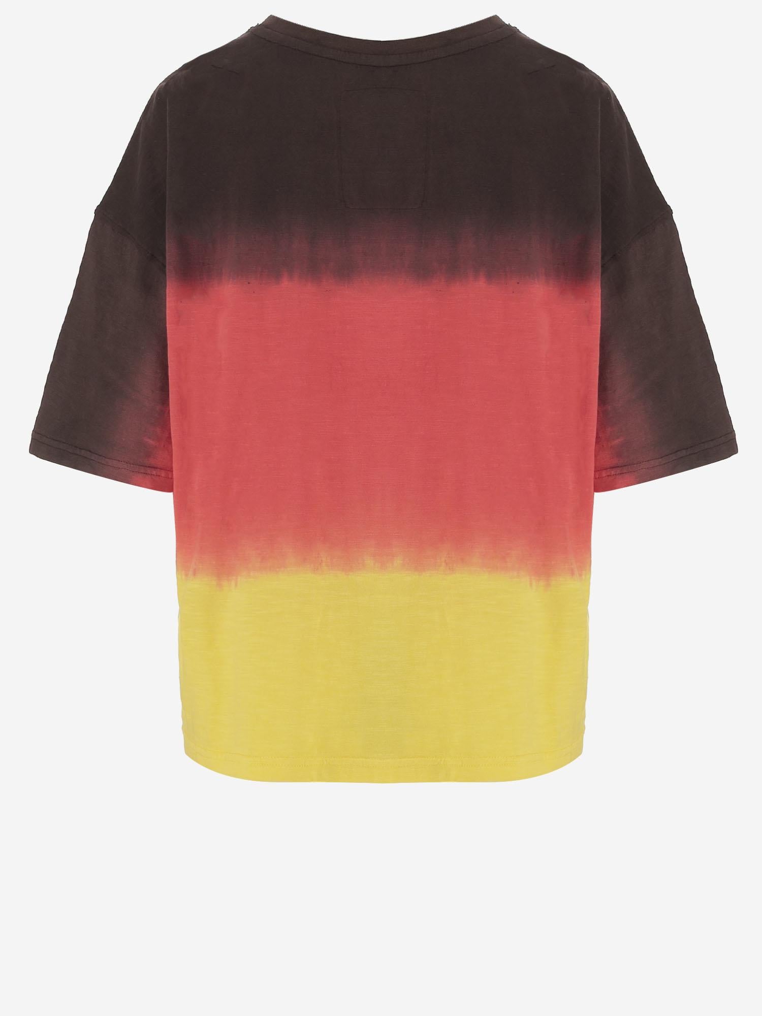 T-SHIRT IN COTONE CON LOGO ALAN CHOCOREDYELLOW ONE TEE 