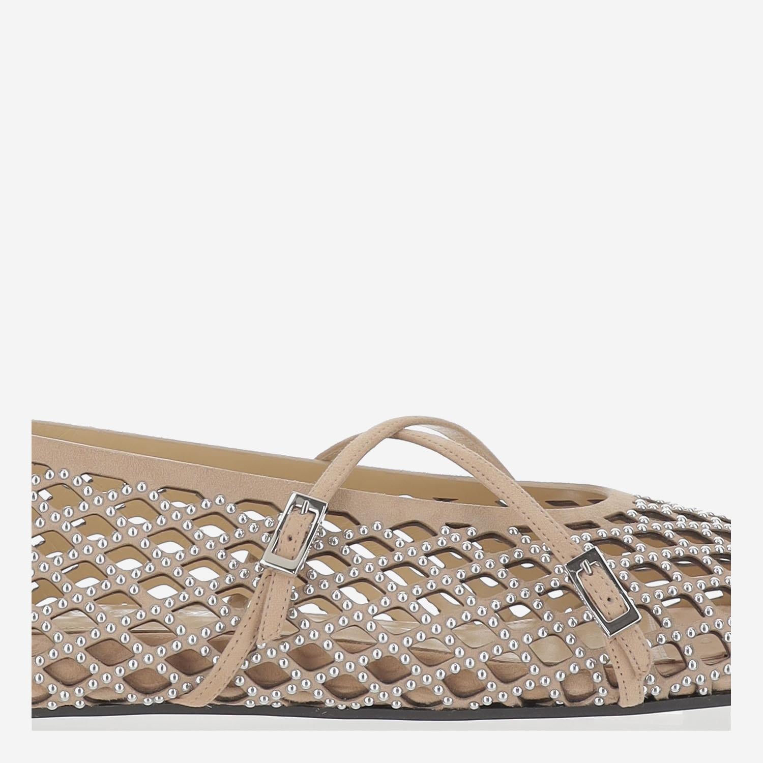 Ballerine in pelle con perline S103710 SUENUD MACH & MACH 