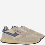 SNEAKERS REELWIND LOW IN NYLON E SUEDE WWLMUT27 SUEDENETECRUENSBLUE AUTRY 