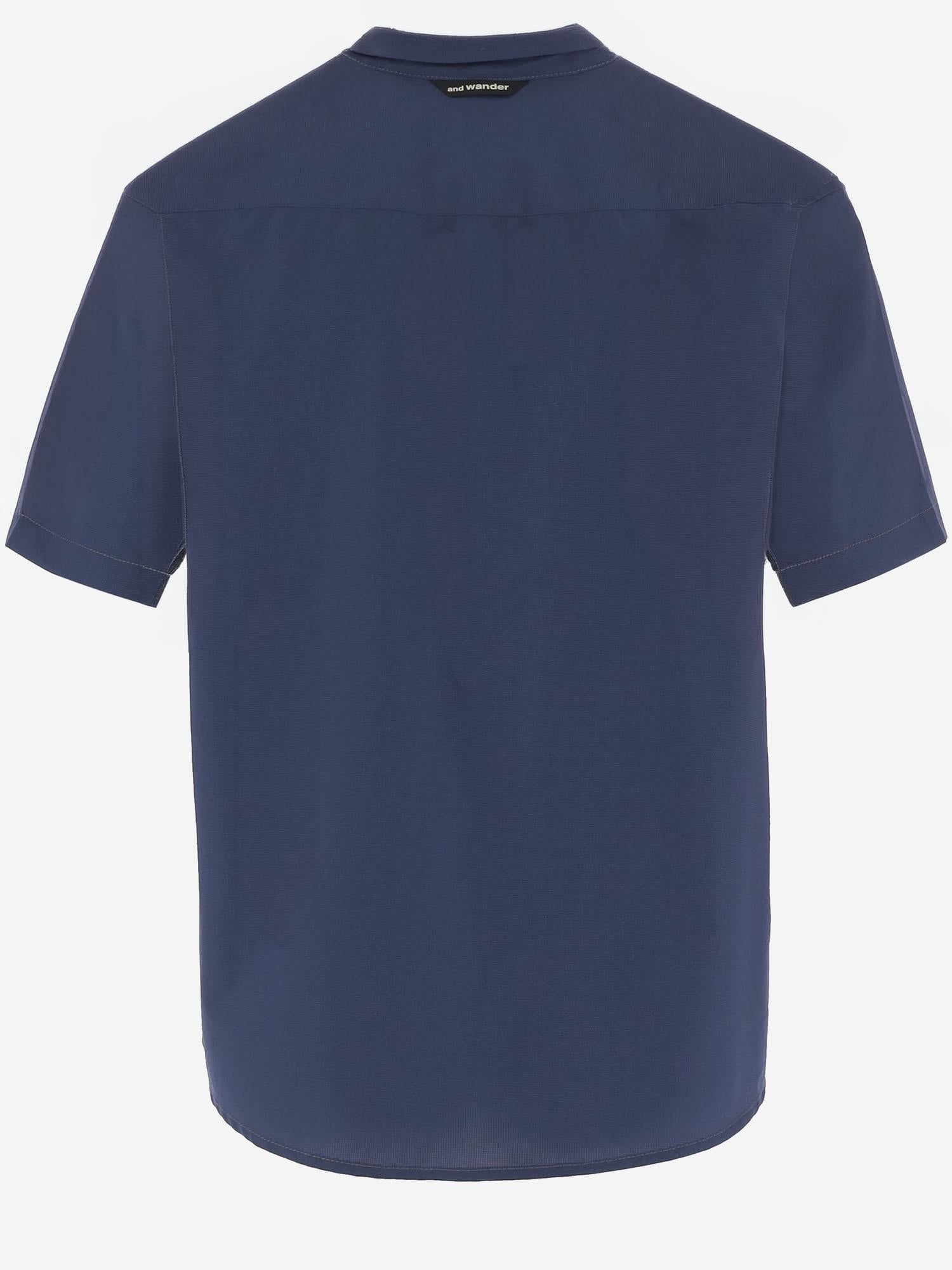 CAMICIA IN NYLON CON TASCA APPLICATA 5746143025 110 AND WANDER 