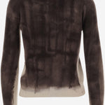 MAGLIA IN CASHMERE CON EFFETTO SFUMATO D300AE WHITE OLIVER LATTUGHI 