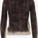 MAGLIA IN CASHMERE CON EFFETTO SFUMATO D300AE WHITE OLIVER LATTUGHI 