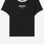 T-SHIRT IN VISCOSA STRETCH 1022656 1A166852B020 VERSACE 