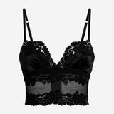 Top in pizzo e raso O7A33T ON07VN0000 DOLCE & GABBANA 