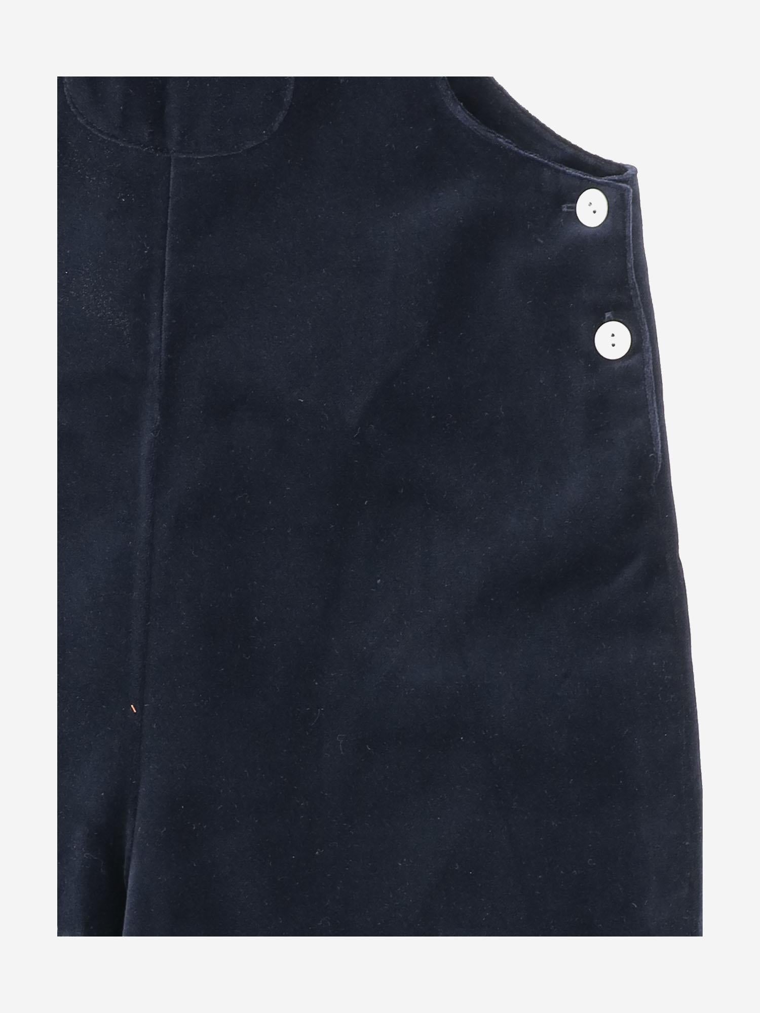 SALOPETTE IN VELLUTO A COSTE FIRENZE 90 NICOLETTA FANNA KIDS 