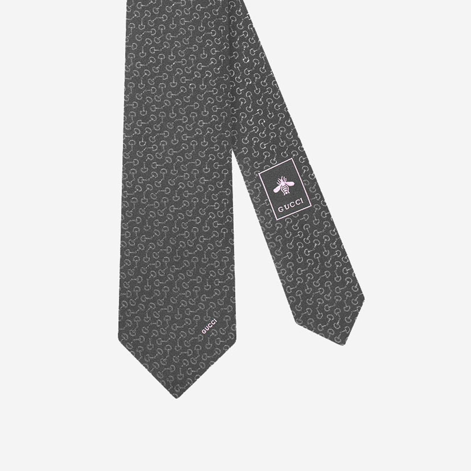 CRAVATTA IN SETA JACQUARD 848551 4E0091300 GUCCI 