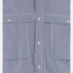 CAMICIA IN COTONE A RIGHE HQB011 1 HOMME 