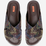 SANDALI INCROCIATI CON PAILLETTES MWF176 026 MISSONI 