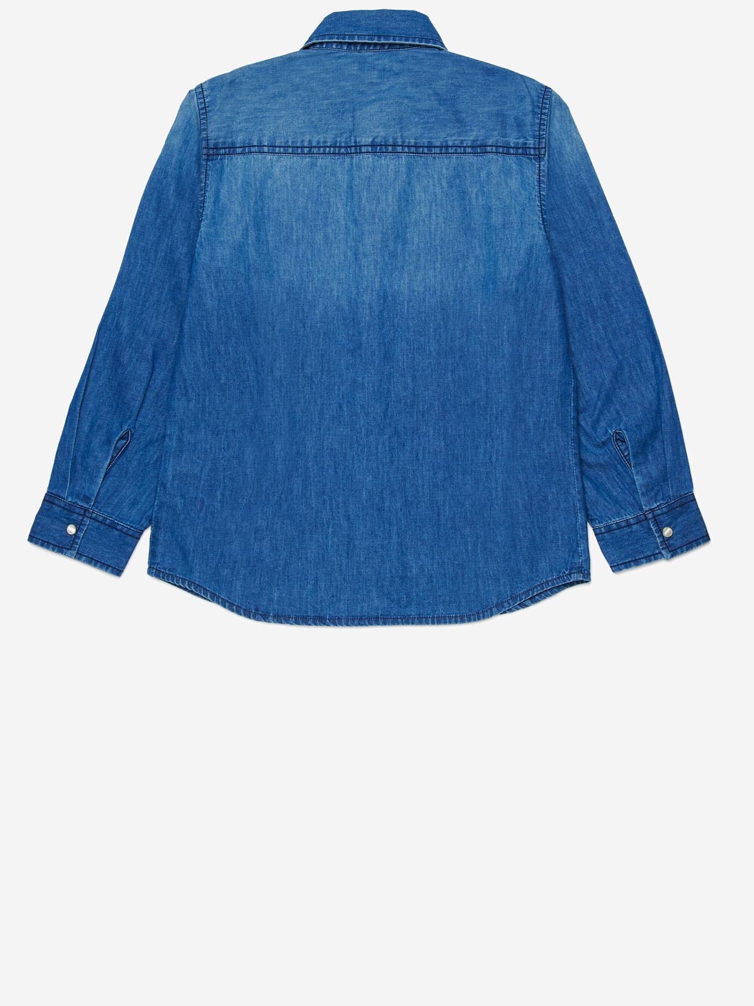 CAMICIA CSIMPLY-OVER IN COTONE J01330 KXBRWK01 DIESEL KIDS 