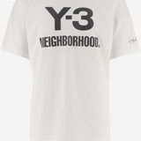 T-SHIRT ADIDAS Y-3 X NEIGHBORHOOD X DAINESE IN COTONE JX7449 WHITE ADIDAS Y3 X NBDH X DAINESE 