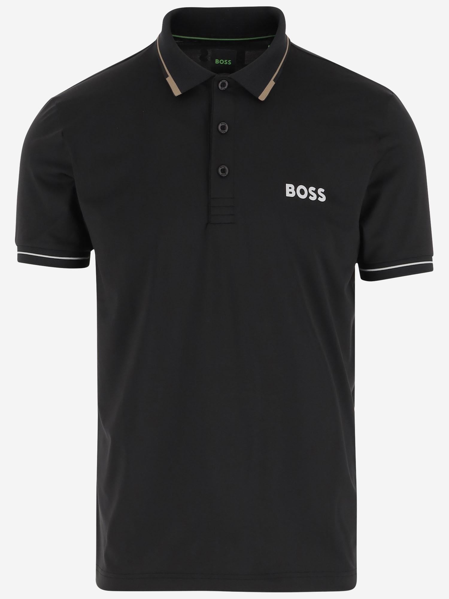POLO IN TESSUTO STRETCH CON LOGO 50506203 005 HUGO BOSS 