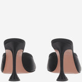 Lila Slingback in raso LILASLIPPER BLACK AMINA MUADDI 